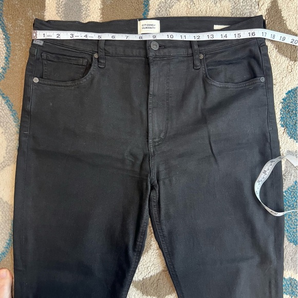 Citizens of Humanity CoH Isola Crop Black Jeans Size 31 - Picture 3 of 11